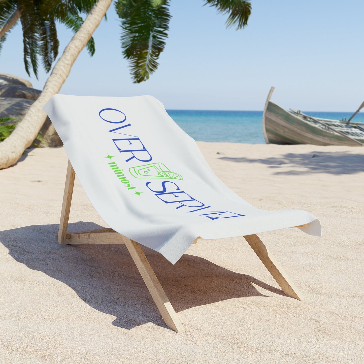 Overserved - Mimost Beach Towel
