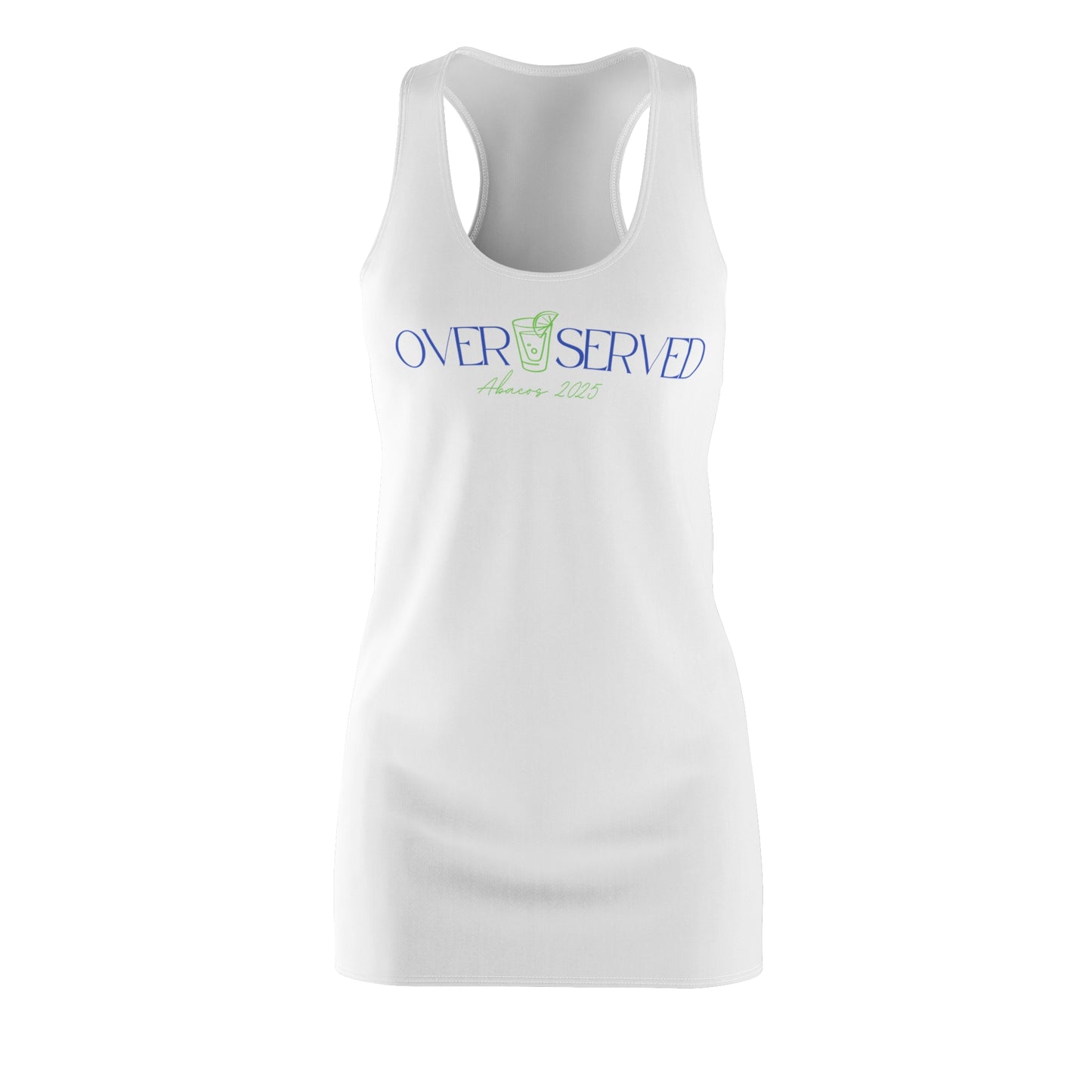 Overserved - Mimost Racerback Dress for Beach or Cover Up