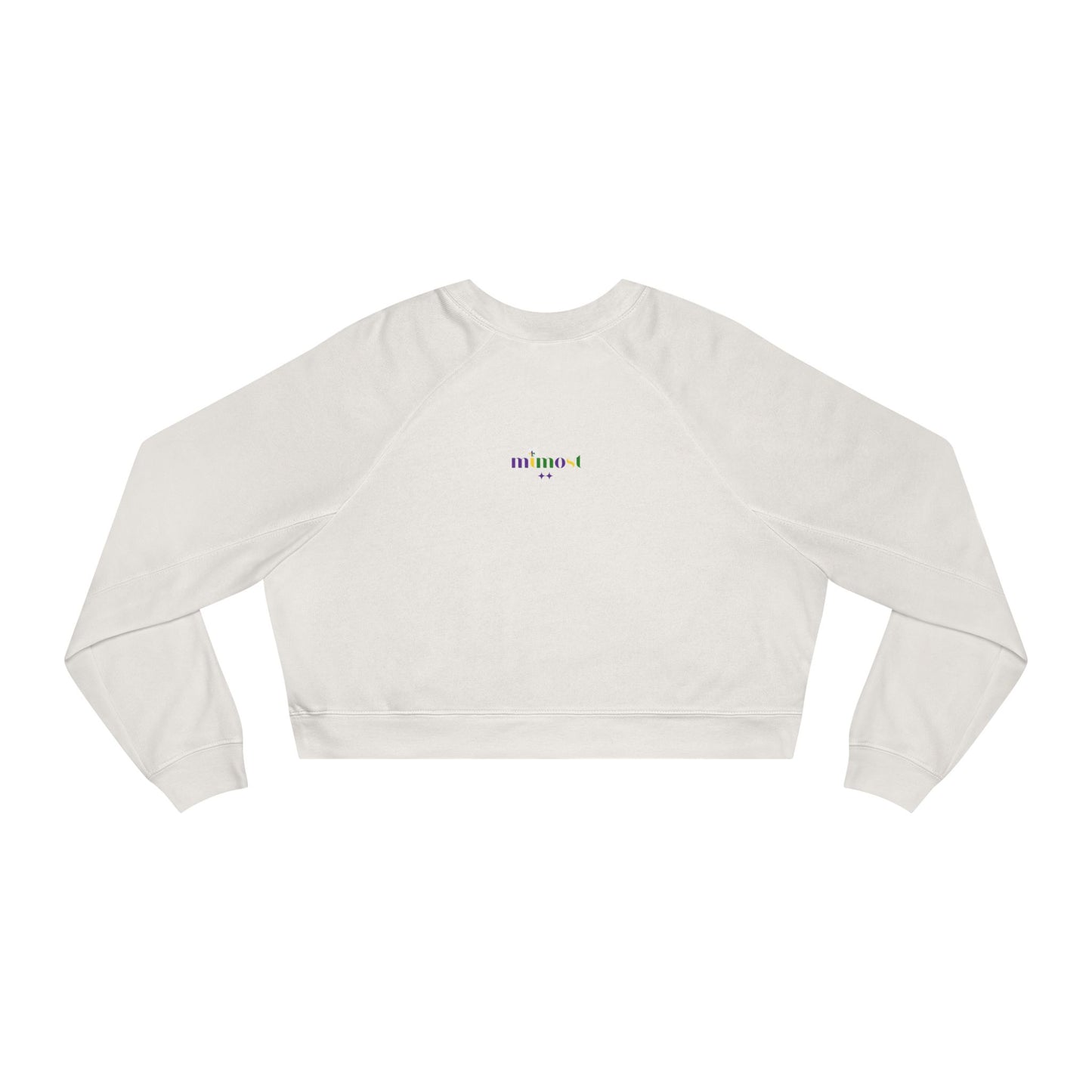 Mardi Gras Crop Sweatshirt 🎭✨